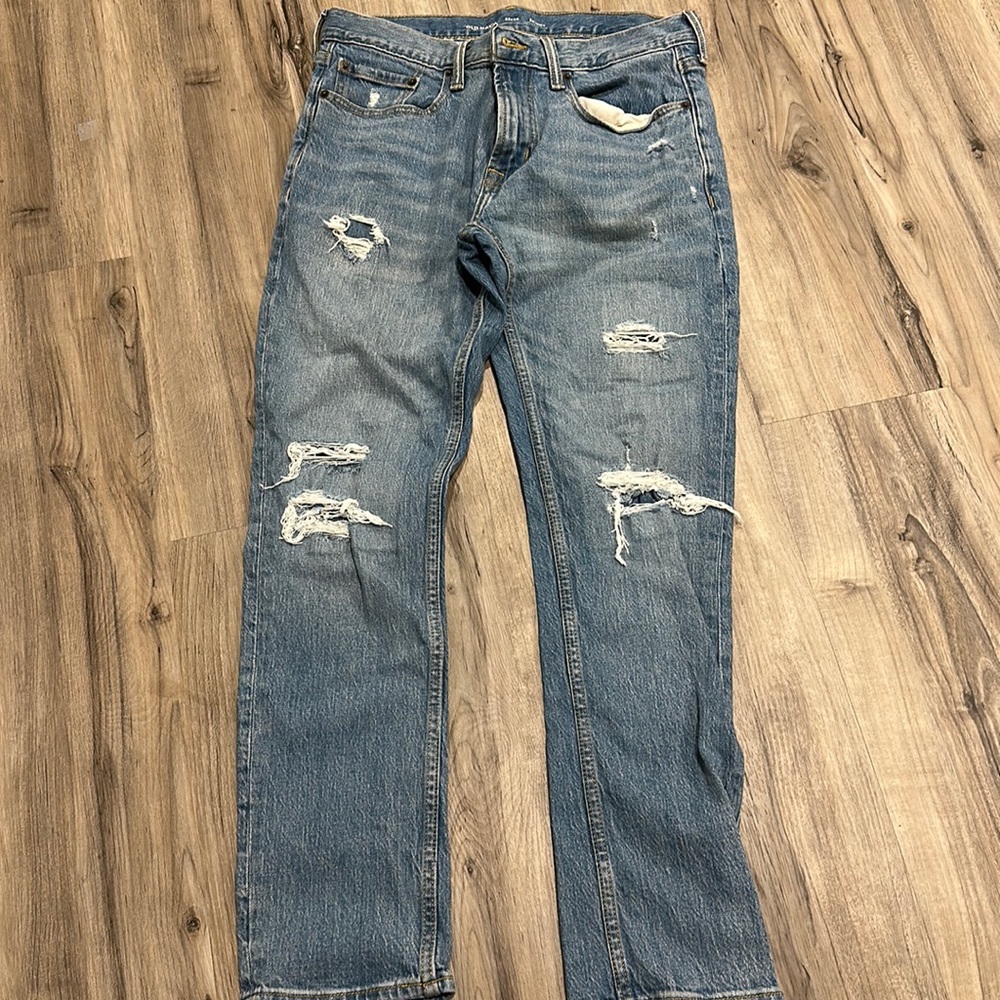 Skinny Built-In Flex Jeans For Men. De stressed